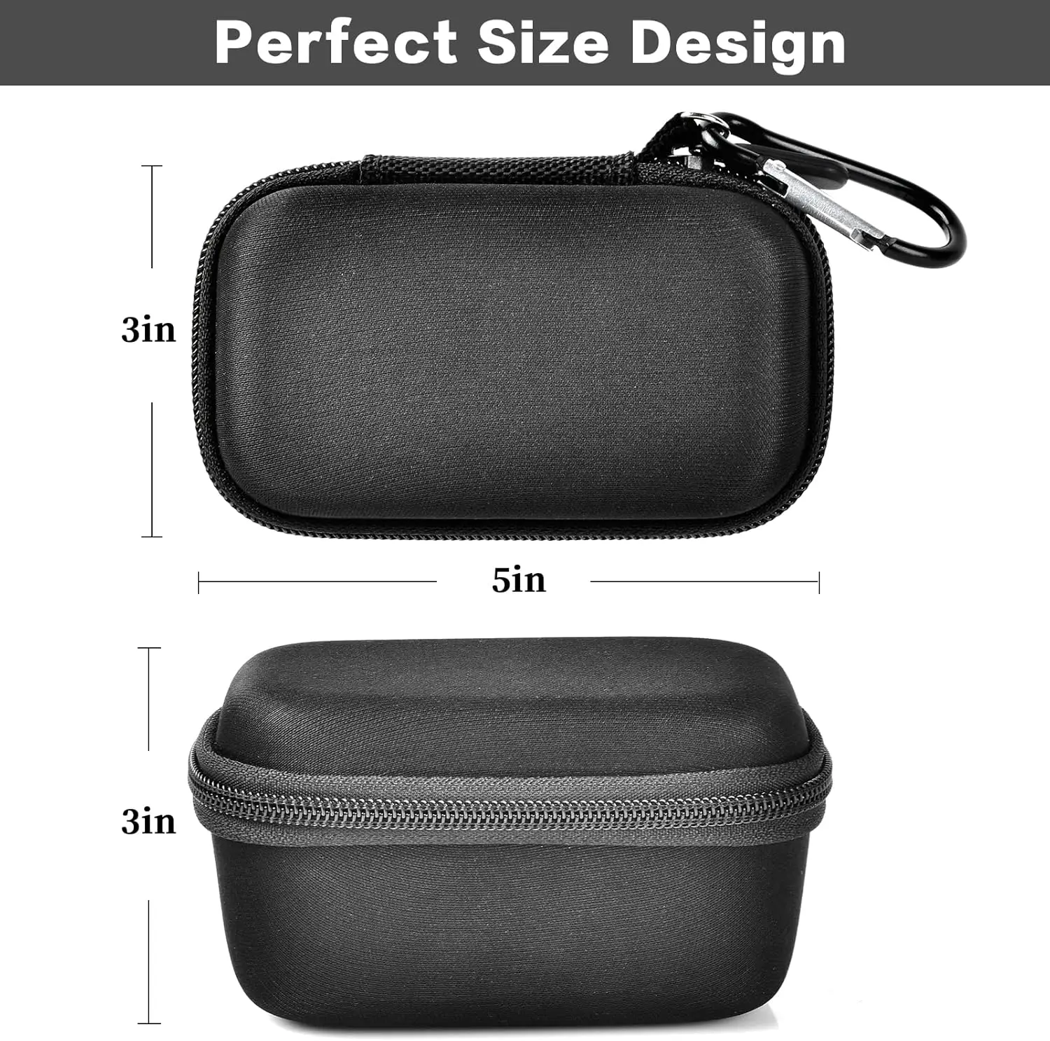 Carrying Case for iWALK Portable for Apple Watch Charger & Phone Charger 9000mAh/5000mAh Charging Battery Pack (CASE ONLY)