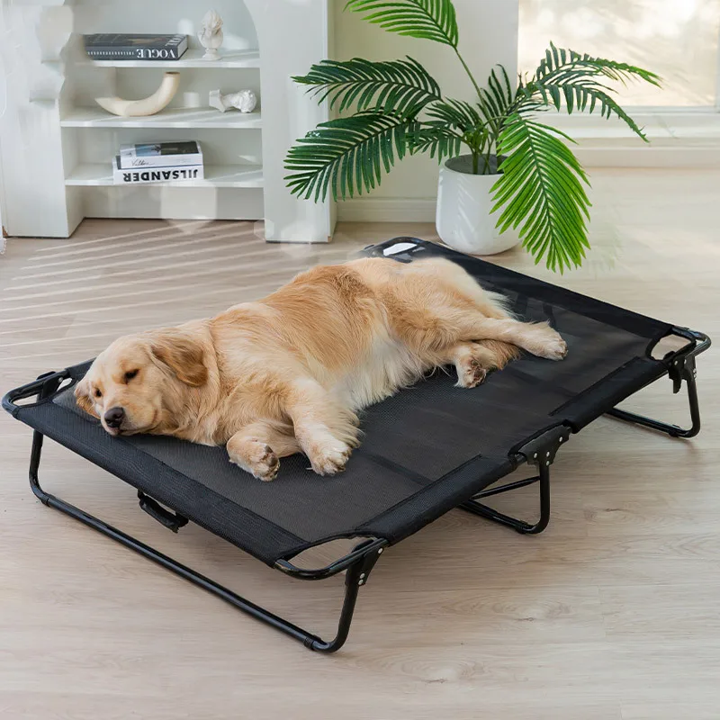 Dog Bed Breathable Dog Beds for Large Dogs Camping Sleeping Mats Kennel Anti-moisturizing Chew Proof Dogs Bed Foldable Kennel