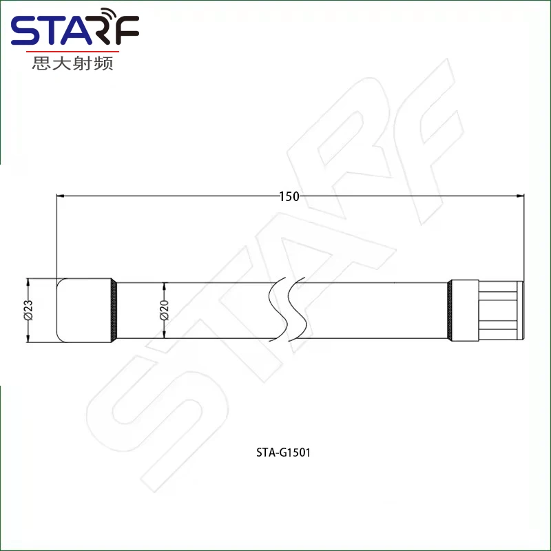 15CM 4G 안테나 2700mhz IP67 스테인리스 스틸 커넥터 안테나 실외 옴니 안테나 4G