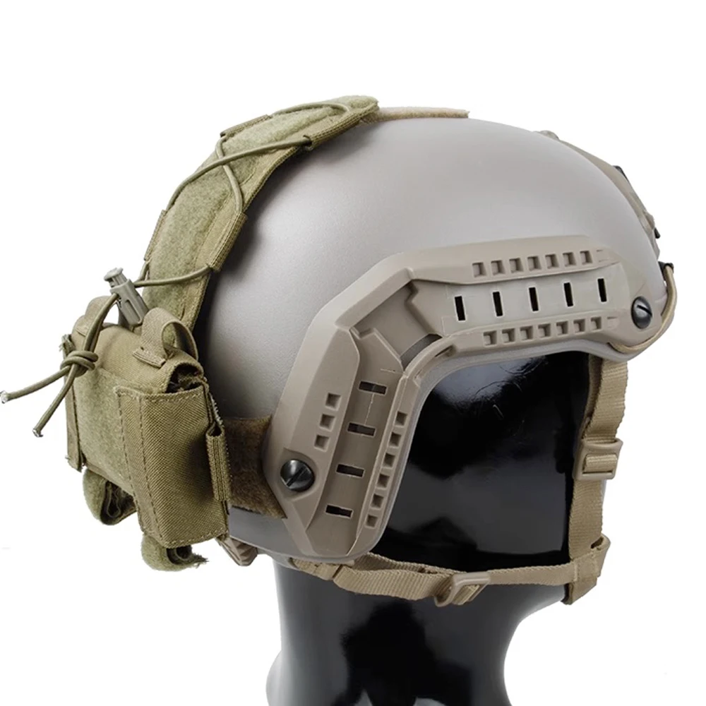 

Тактический шлем Мультикам AF специальный чехол для хранения аккумулятора