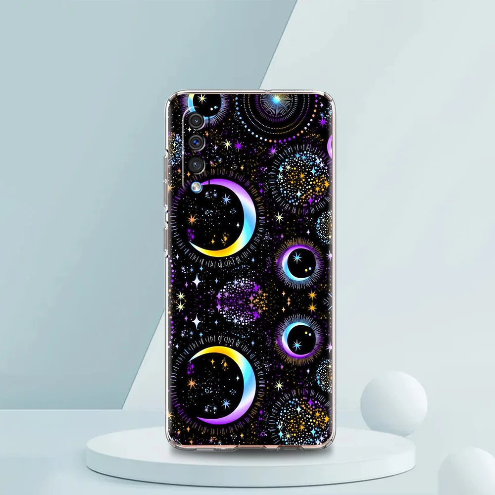 Hexen Mond Tarot Mystery Totem transparente Telefon hülle für Samsung Galaxy A12 A02 A03S A50 A70 A40 A10 A20 A30 Silikon hülle – Detail 8