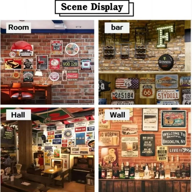 Description Picture 5 of itemVideo Game Metal Tin Sign Cartoon Anime Retro Poster Wall Decor House Home Room Wall Stickers Decorative Plaques Wall Plate Sign