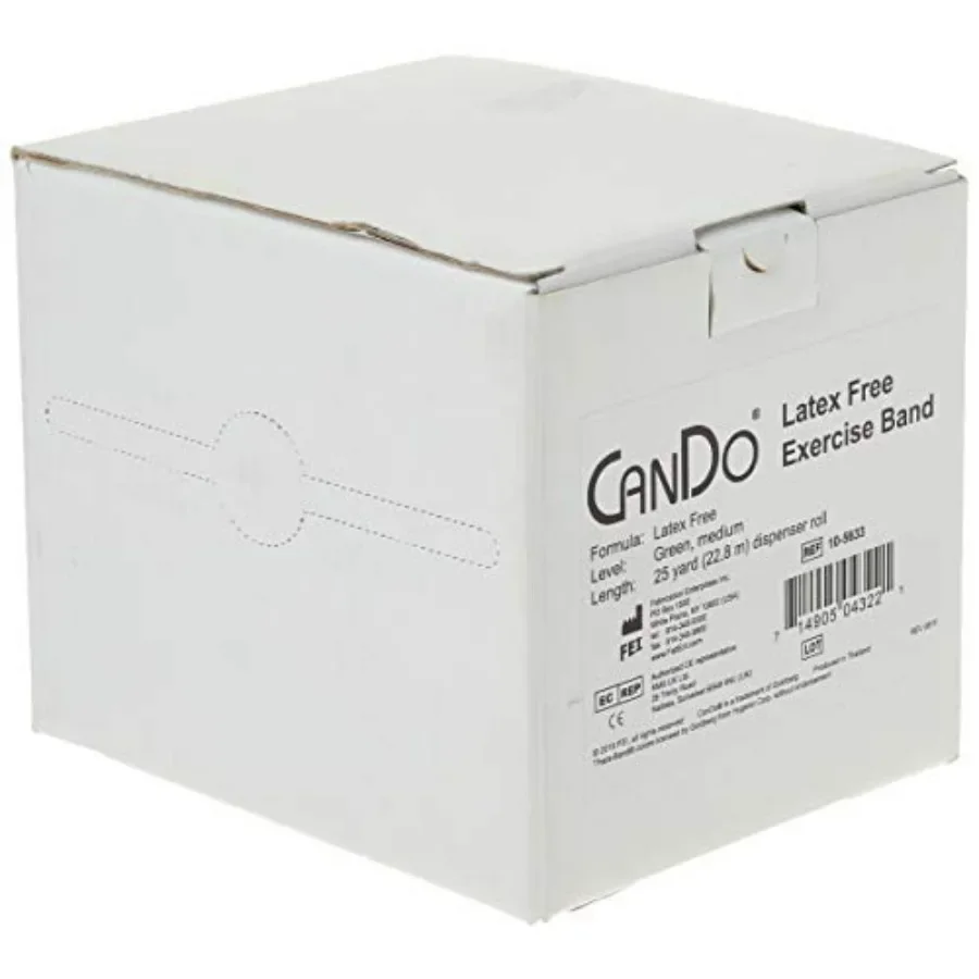 Latex-Free Exercise Band, 25yd, Green