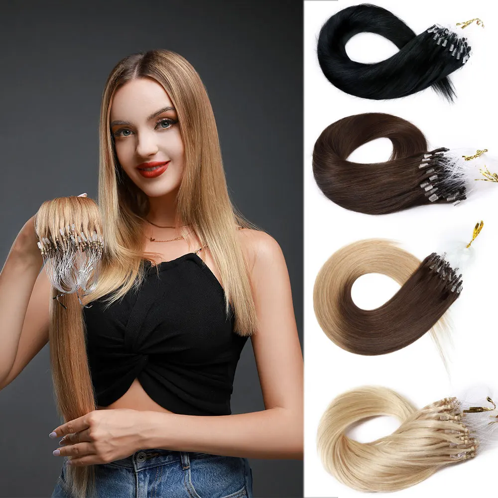 Costo Extension Cucite: The Real-World Guide to Micro Loop Hair Extensions  for Natural-Looking Volume, image size:1000x1000