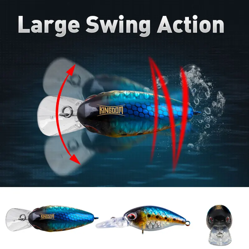 Floating Crankbait Wobblers Minnow Jerkbait