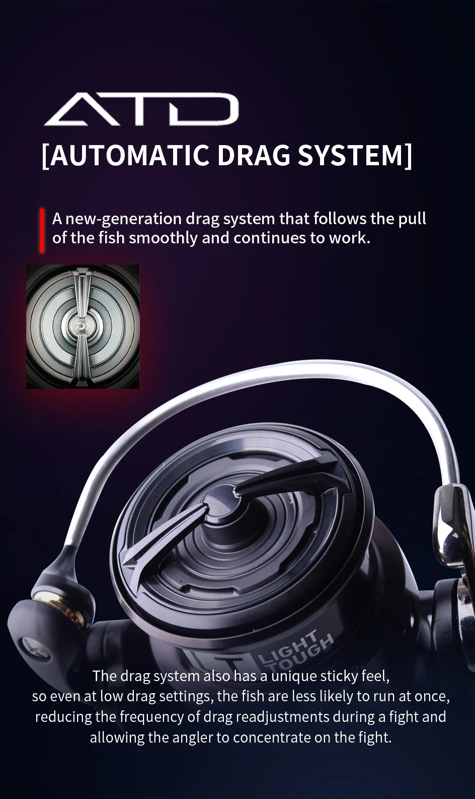 2018 DAIWA TATULA LT 2500S 2000S-XH Spinning Fishing Reel 6+1BB