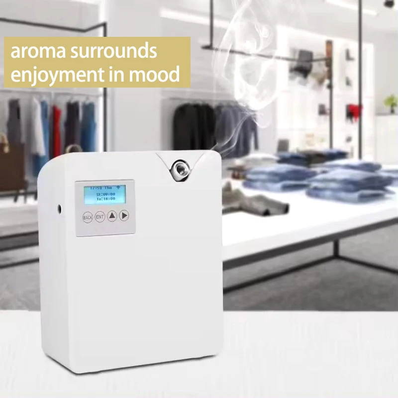 Difusor Inteligente de Óleo Essencial Difusor de Aroma de Grande Área Dispositivo de Função Temporizador Automático para Hotel e Casa Atomizador Perfumado a ar 300ml