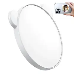 Magnetic Selfie Beauty Mirror for Smartphones - Perfect for Videos, Vlogging, and Streaming (WHITE)