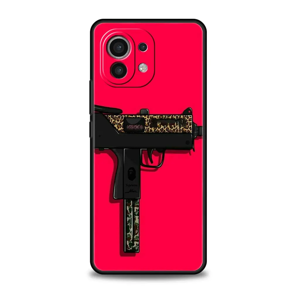 Cool Cartoon Gun Soft TPU Phone Case Cover