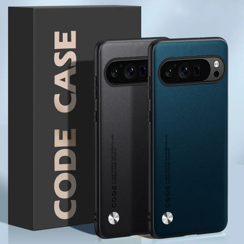Premium Fashion Leather Shell - Lightweight Anti-Fingerprint & Shockproof Protective Case