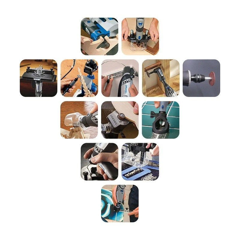회전 공구용 Dremel 부착 앵글 드릴 부착 그라인더 액세서리 575/4486/577/568/480/565/670