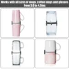6Pcs Coffee Mug Holder Adjustable Drinkware Stacker Organizer Stackable Coffee Cup Organizer Kitchen Cup Storage Organizer for C 5