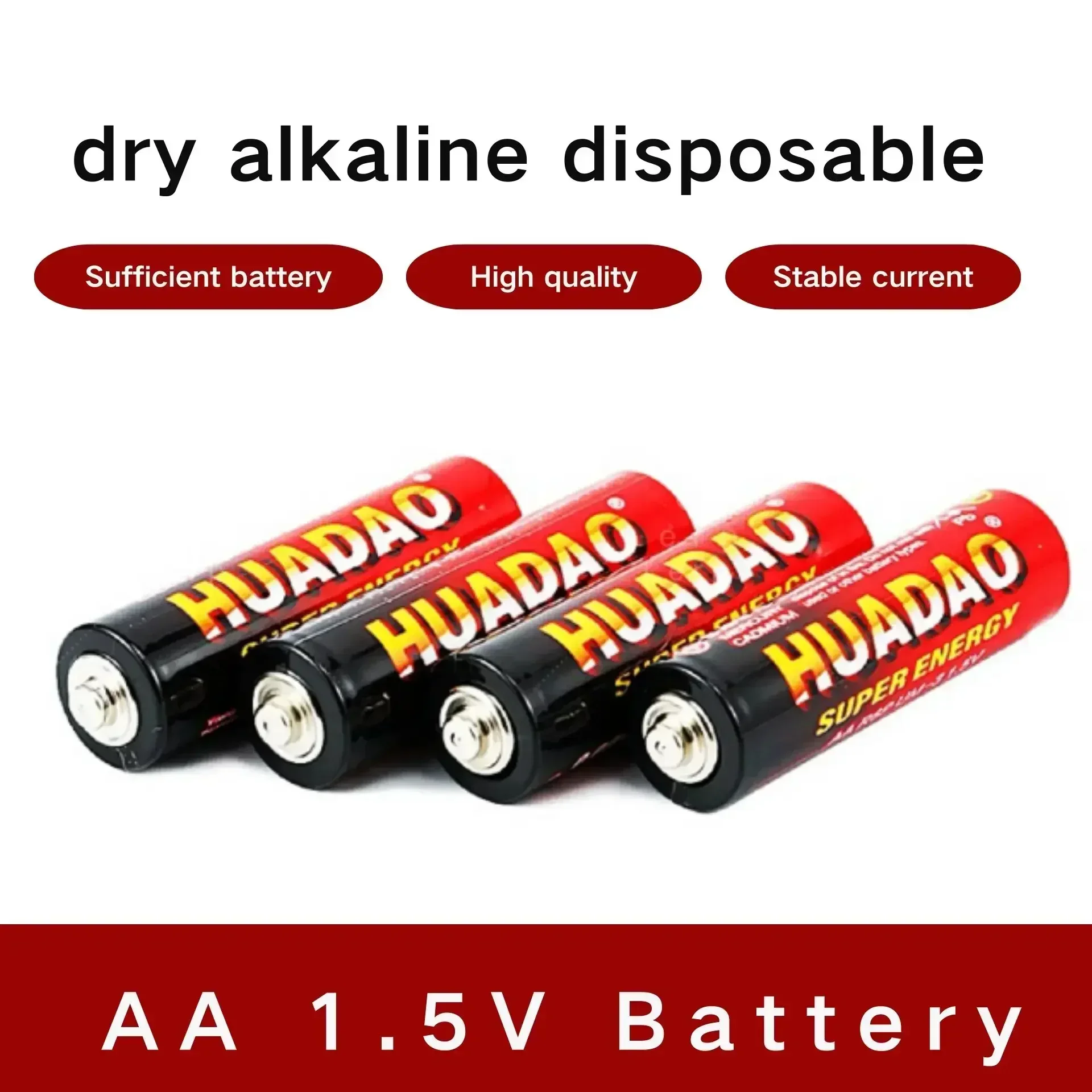 Dry alkaline disposable battery, AA 1.5V, LED light, toy, MP3， Camera, flash, shaver, CD player, wireless mouse, keyboard, etc