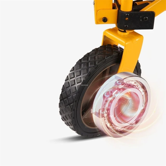 Kültéri Kempingkertek Összecsukható Bevásárlókosár Hordozható Otthoni Húzó Rúd Piknik Kocsi Kerekes Kerti Kellékek - Image 4