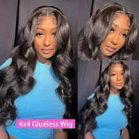 Perruques en cheveux humains ondulés 13x6 13x4 de 30-40 pouces pour femmes noires, perruques sans colle 4x4 5x5, perruque frontale en dentelle 360 pré-coupée 4
