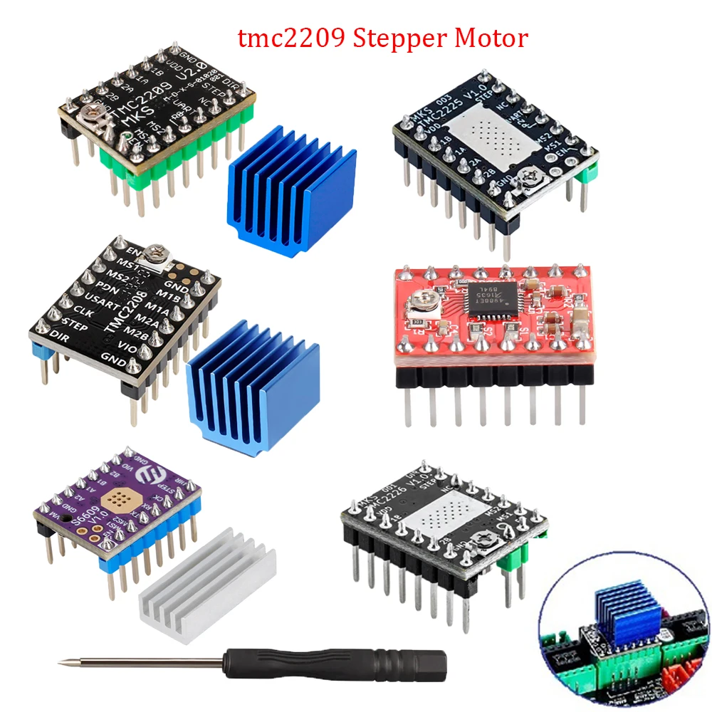 RAMPS MKS TMC2209 TMC2208 TMC2225 Stepper Motor Driver StepStick 2.5A