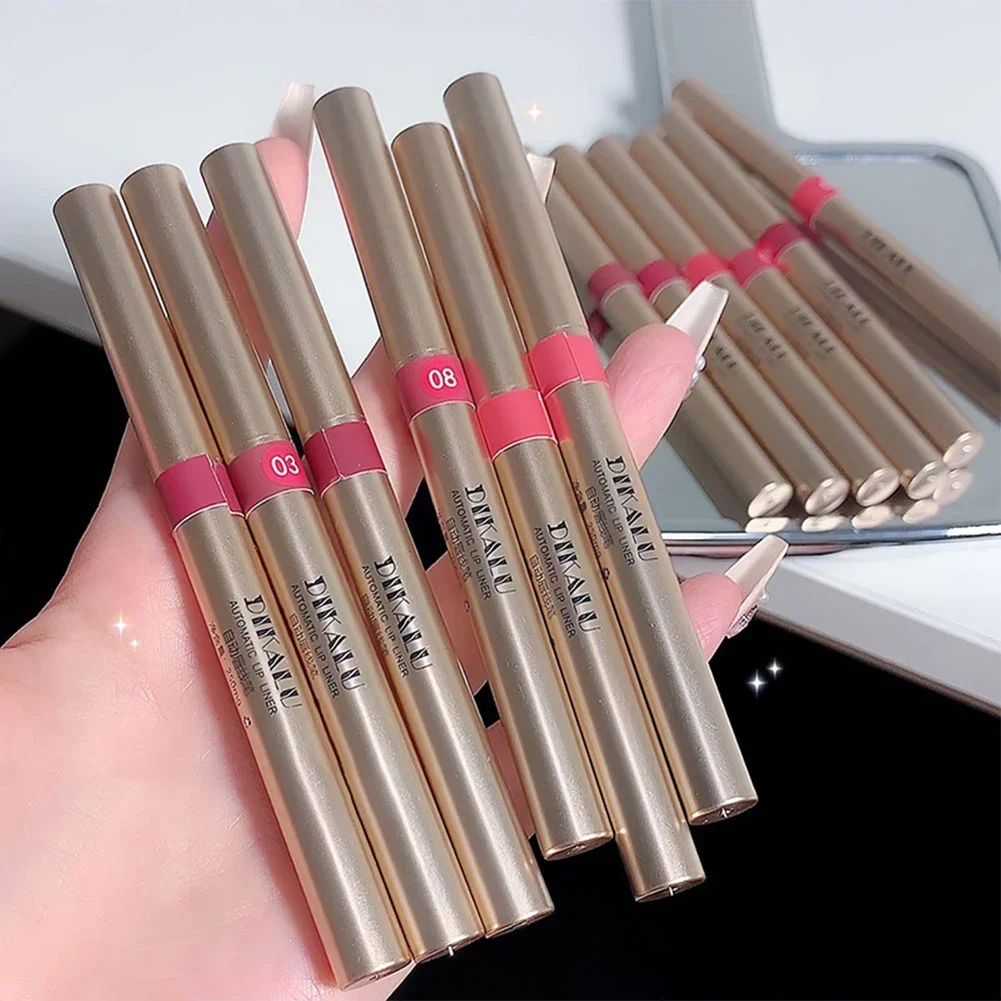 Waterproof Auto Lip Liner Pencil Long Lasting Smooth Application Mechanical Lip Liner Pencil Makeup for Women 6