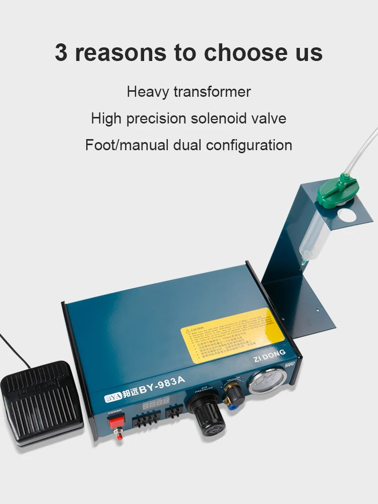 JB 983A Semi-automatic Glue Dispenser Professional Precise Digital Paste Liquid