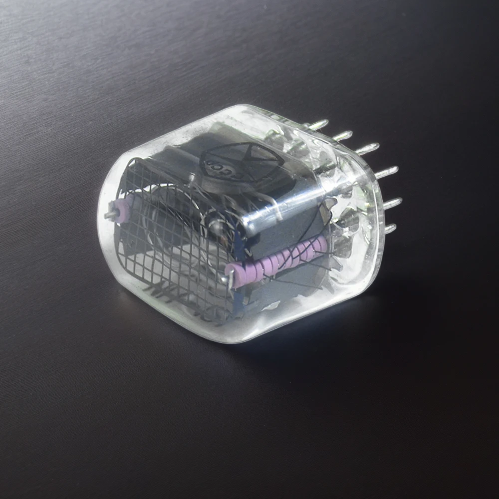 1Pcs IN-12 IN12 Glow Tube with Decimal Point Digital Tube Nixie Tube Clock Glow Tube for Glow Clock Nixie Digital LED Clock