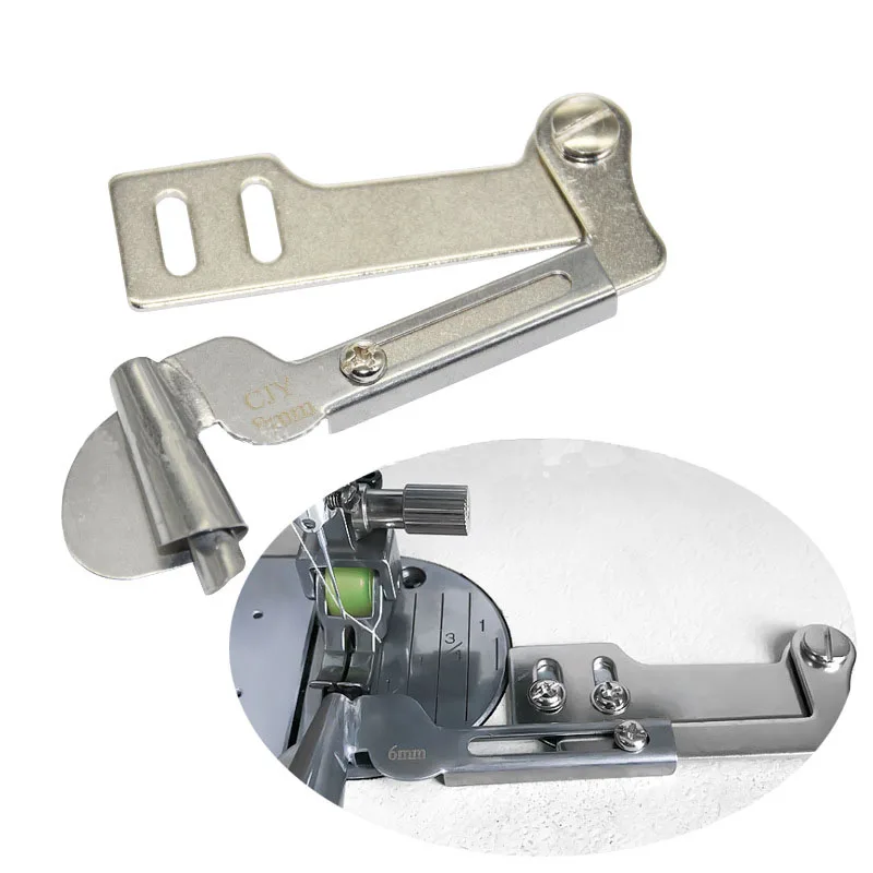 SewingSeamGuideFlatCarPullTubeSpiralEdgingRollerforDomestic