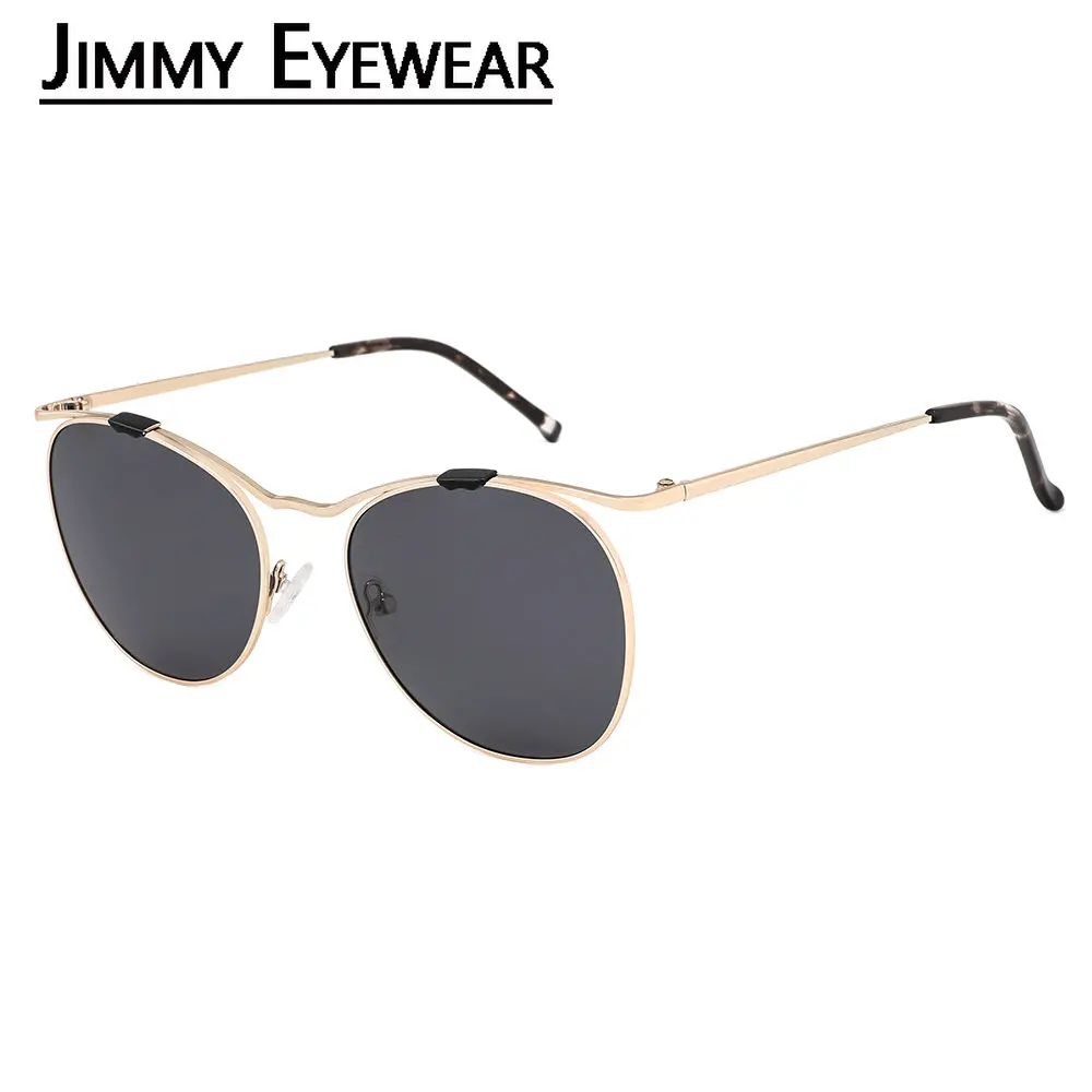 

Handmade New Trendy Fashion Women's Sunglasses Classic Round Metal Pilot Eyeglasses for Female Vintage Polarized UV400 Glasses