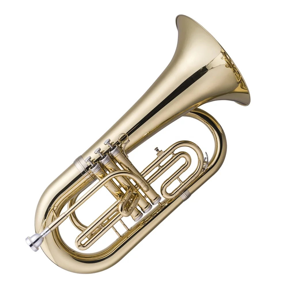 Seasound Oem Cheap Professional Gold Marching Instrument Euponium Jymep735