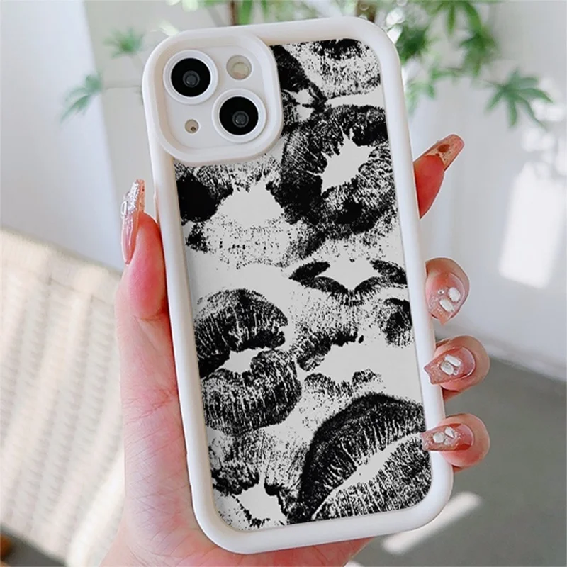 Lips Kiss Print Phone Case