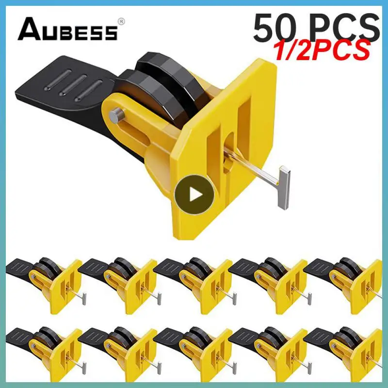 

1/2 шт. система выравнивания напольной плитки, зажимы, набор регуляторов для укладки плитки, фиксация плоской керамической стены, строительные инструменты