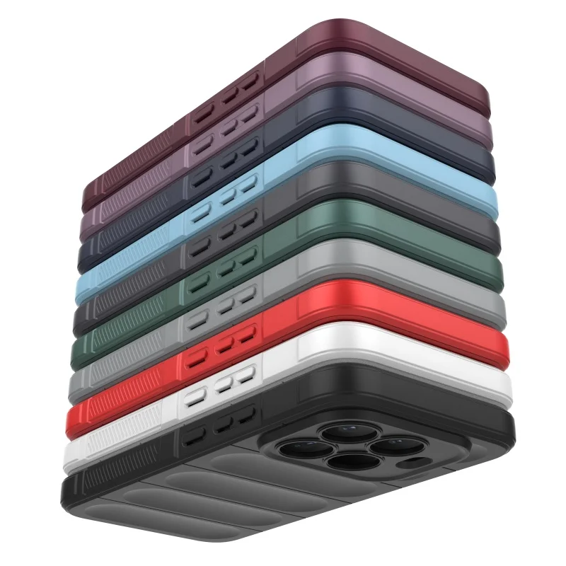 Shockproof Soft TPU Back Case Cover with Lens Protection