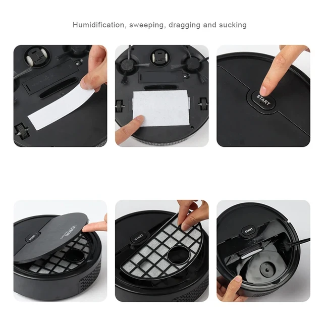 Xiaomi Automatic Sweeping Robot Cleaner 3-in-1 Smart Wireless Sweeping Clean Robot Strong Suction Intelligent Sweeper For Home 4