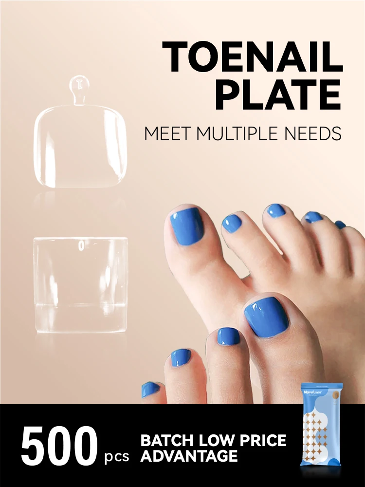 Navolution 120/500 false toenails complete set of false toenails