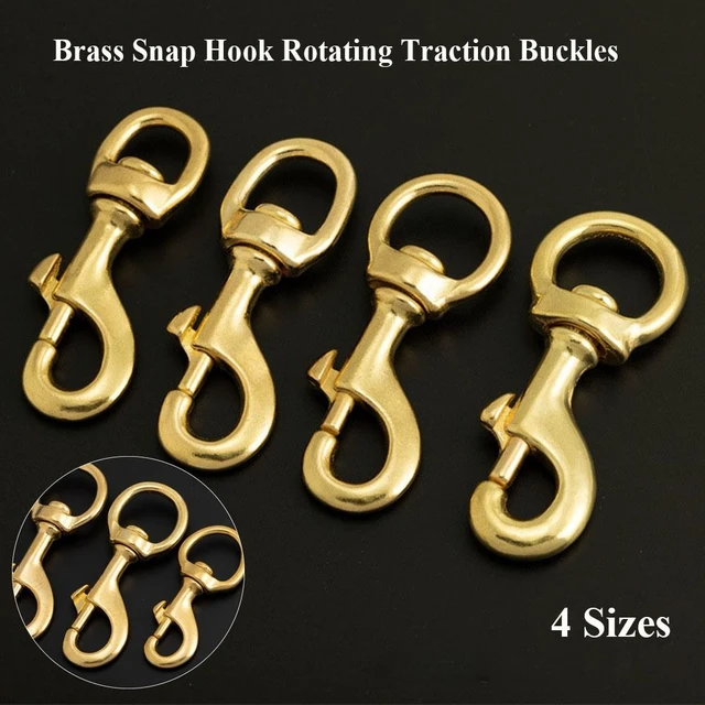 Clip Buckles Buckle Snap Hooks  Brass Pet Rope Leashes Clips - 1x Brass  Snap Hook - Aliexpress