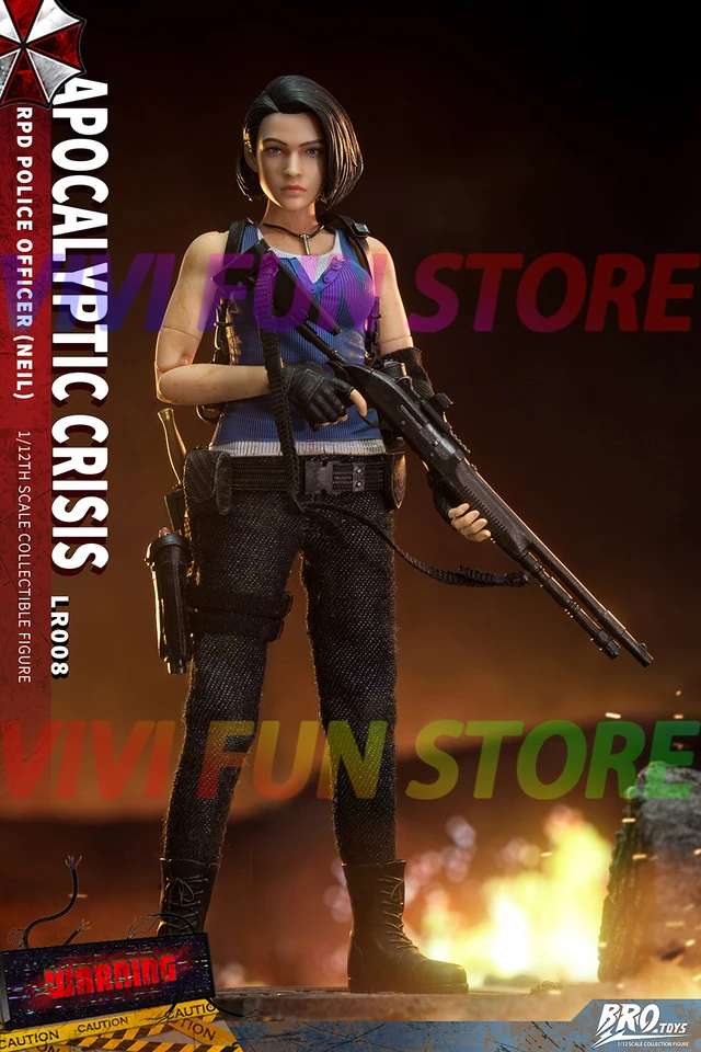 BROTOYS 1/12 LR006 クレア ジル Brotoys-動物モデルのおもちゃのコレクション,ジルバレンタインデーの