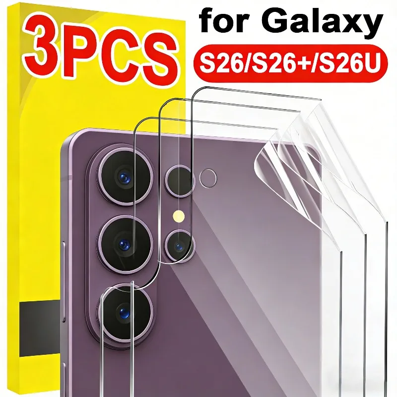 High-Quality Back HD Protector Film - Soft TPU Hydrogel Screen Guard (3/1PCS)