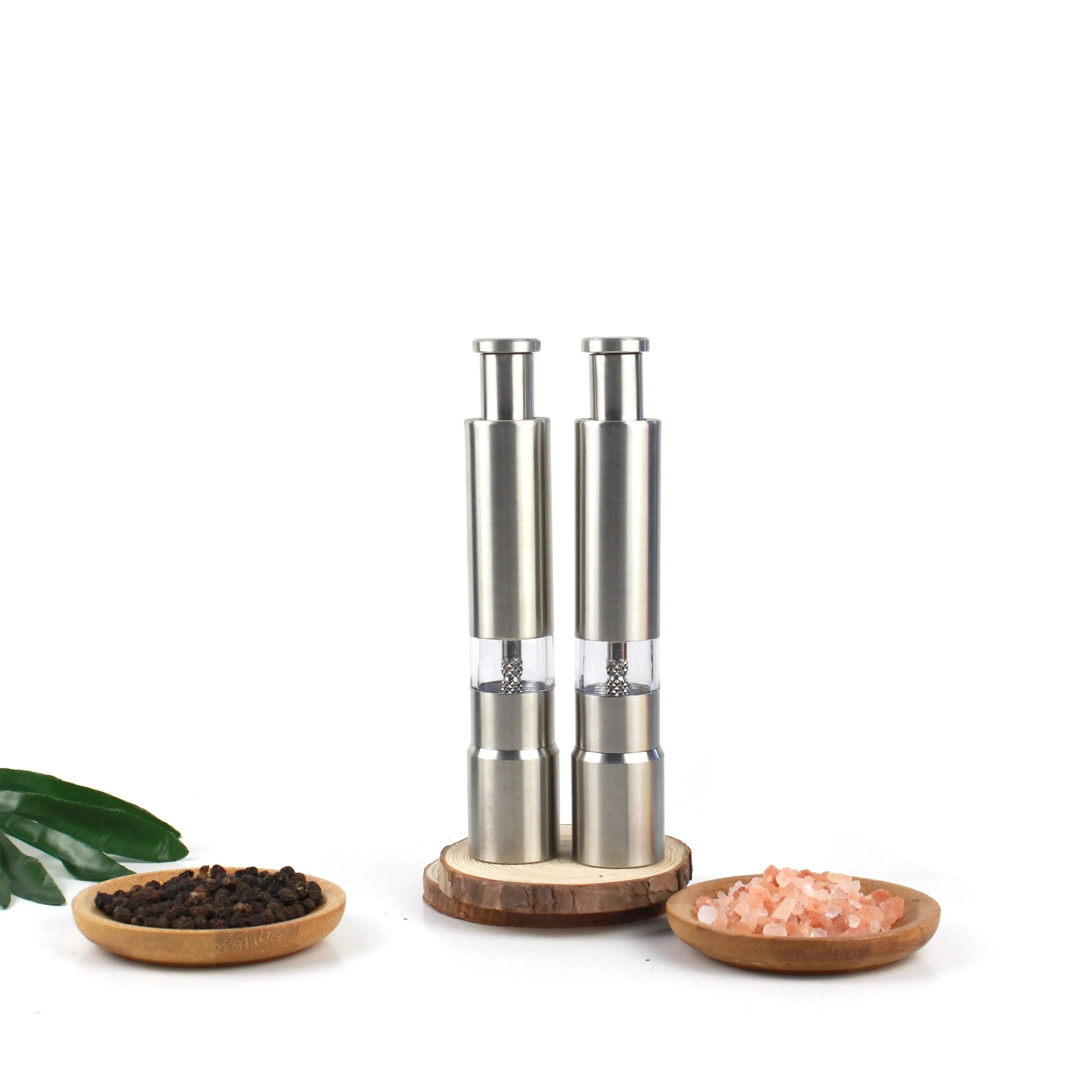 pepper grinder Pepper Grinder Household Sea Salt Ginder Creative Stainless Steel Spice Grinder Manual Sea Salt Mill