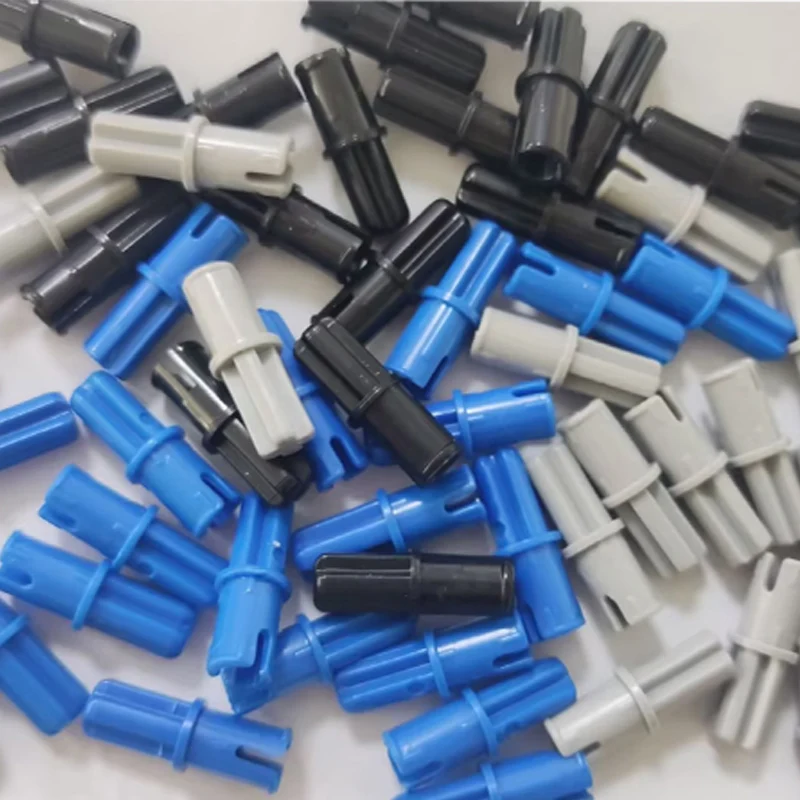 20PCS/50PCS/100PCS 1&times;2 Connector Pin Peg Technical Brick Bulk Parts With Cross Axle Building Block 43093 Toy Replace Accessories
