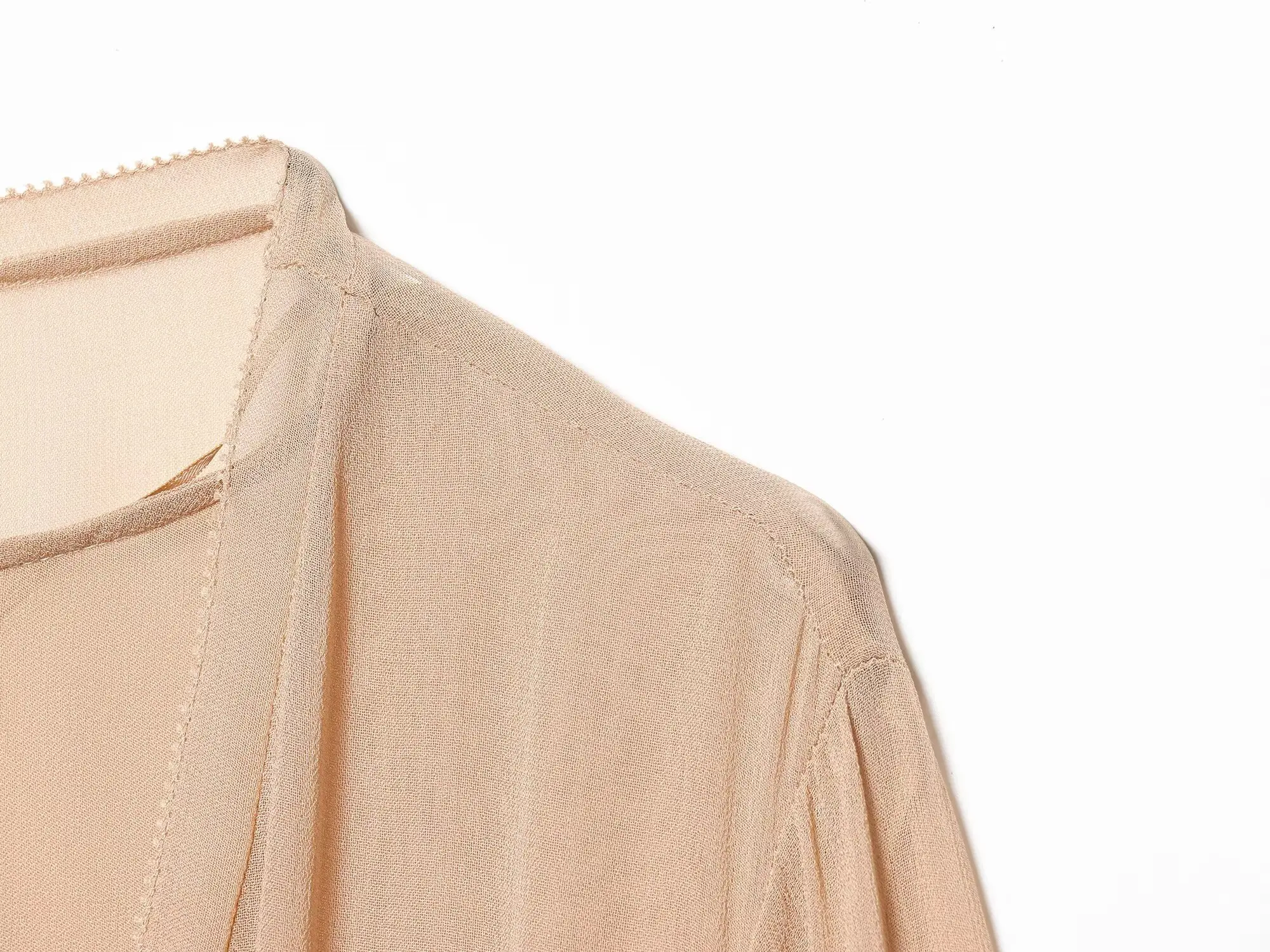 KONDALA Elegantes Lässiges Chiffon-Hemd für Damen Trendiges Süßes Hemd mit Schnürkragen und Plissiertem Saum Neu 2026 Frühling Sommer Schicke Urlaubstopps – Detail 5