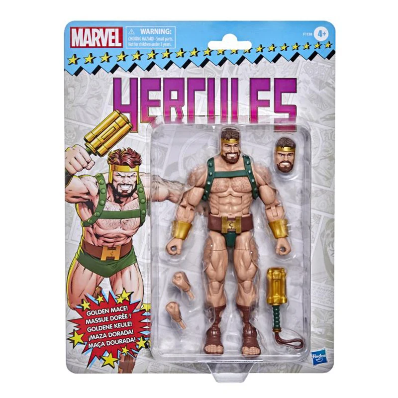 

[In Stock] American Marvel Legends Retro Collection Hanging Card Comic Version Hercules 6-Inch Mobile Collection Handheld Model