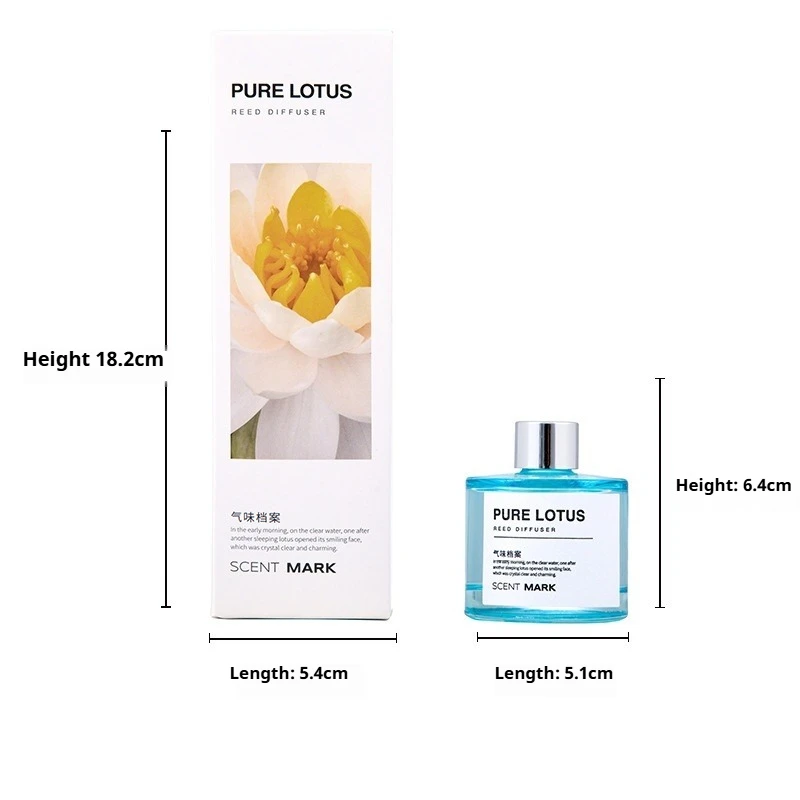 Reed Diffuser Set With Essential Oils For Home & Hotel Fragrance_voghion.com