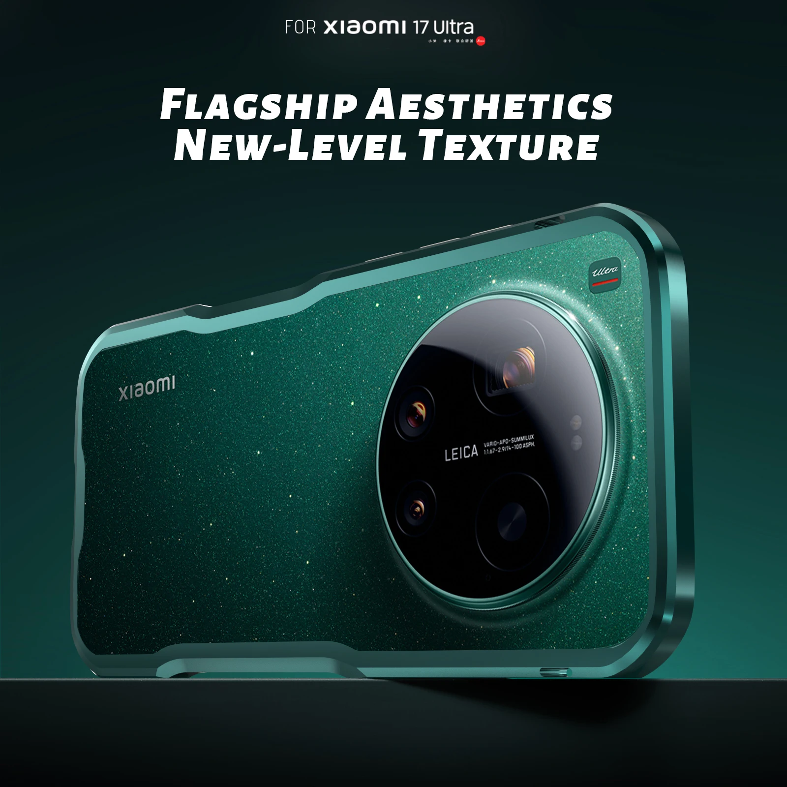 Luxury Lightweight Aluminum Shockproof Cover with Metal Bumper Frame