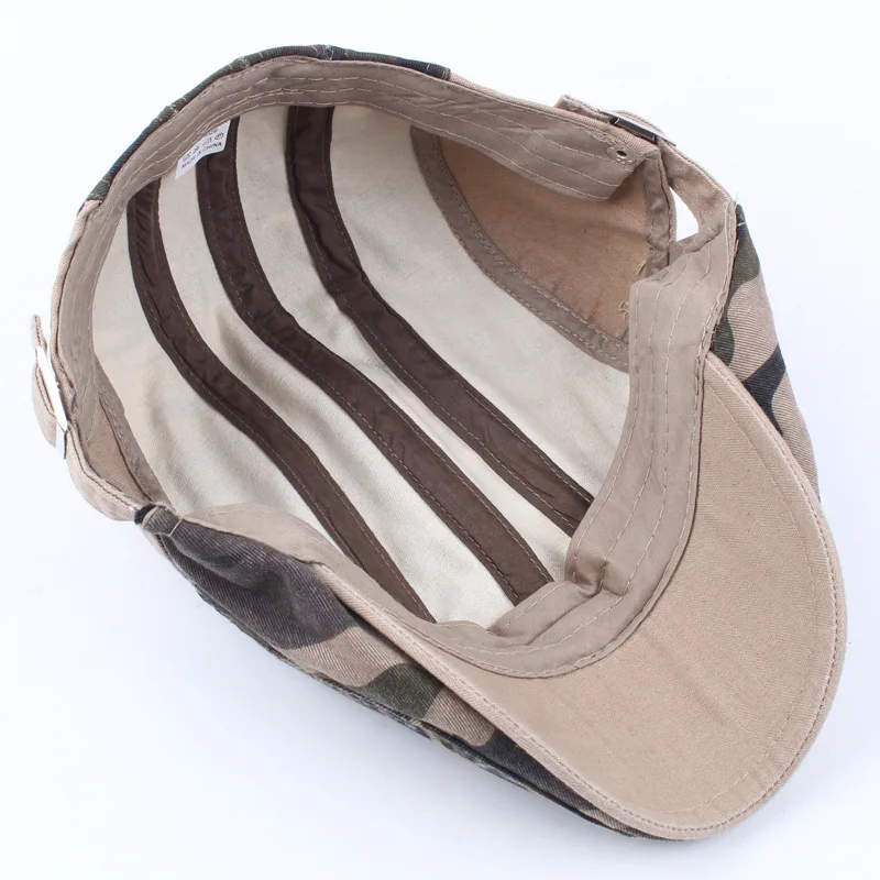 Men Women Beret Hat Popular Classic Newsboy Gatsby Cabbie Ivy Ascot Flat Cap Collection Fashion Camouflage cotton newsboy cap berets hat
