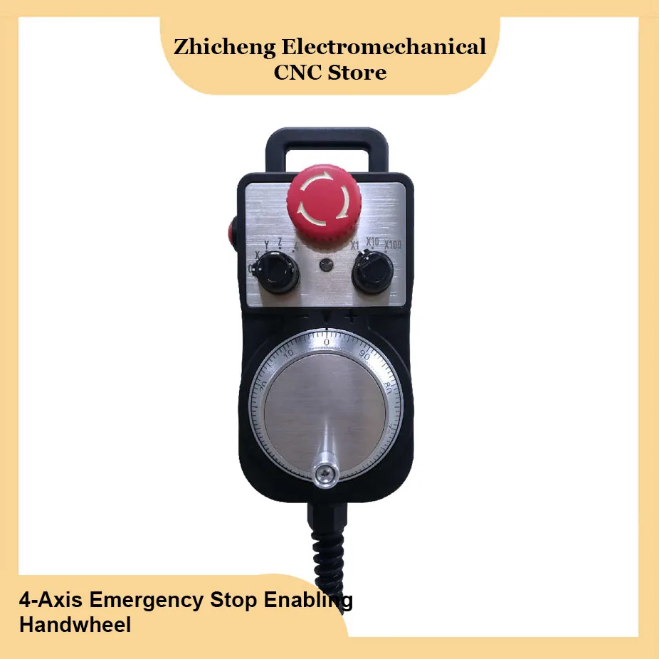 CNC Handwheel Standard 5v mpg 4-axis 6-axis cnc electronic handwheel mach3 motion control system emergency stop