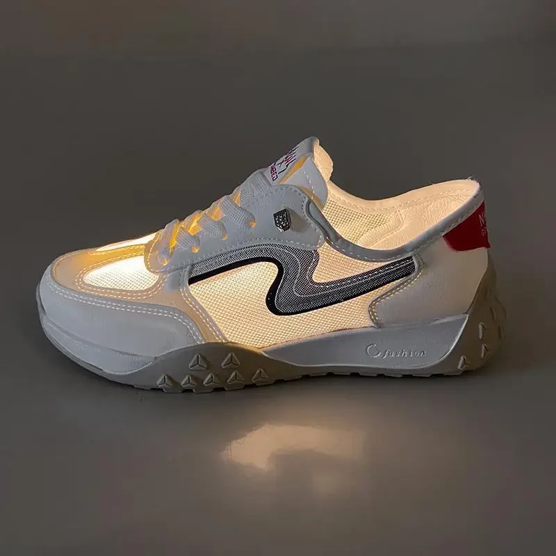 

Женская обувь, Белая обувь, новинка 2024, популярная летняя обувь, дышащие кроссовки, универсальные теннисные туфли