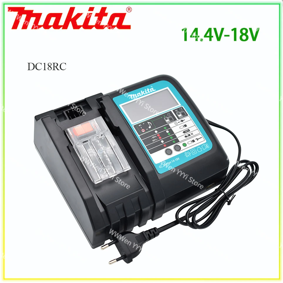 

Зарядное устройство для литий-ионных аккумуляторов Makita, 18 в пост. Тока, 14,4 в пост. Тока для зарядного устройства Makita BL1860, BL1860B, BL1850, 1BL1830, Bl1430, DC18RC, DC18RA, электроинструмент