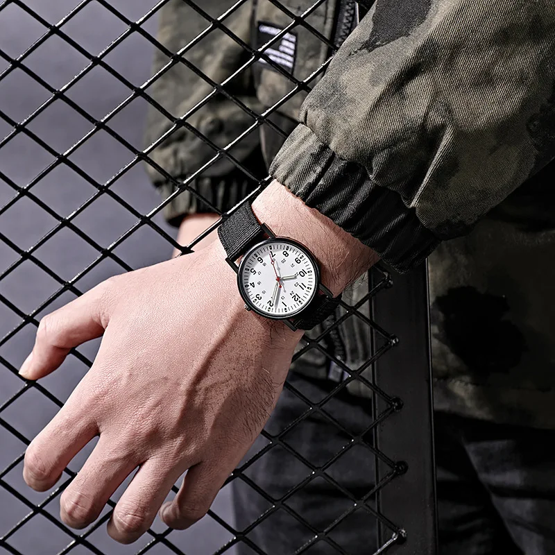 Fashion Men Watches Luxury Brand Fashion Mens Quartz Watch Luminous Hands Male Clock Big Dial Waterproof Man Wristwatch 6