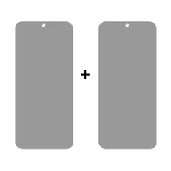 Premium Privacy Tempered Glass Screen Protector & Camera Lens Film for Honor X7e Plus (Only 2 Front Glass)