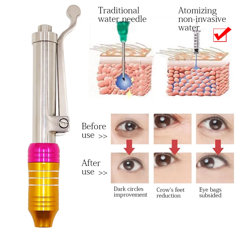 High Pressure Hyaluronic Pen No-Needle Injection Gun For Anti Wrinkle Lifting Lip Anti-wrinkle Skin Rejuvenation Hyaluron Pen hyaluronic acid pen