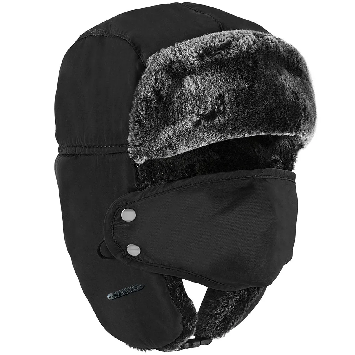 Sombrero de piloto Ushanka para hombre y mujer, sombrero de cazador de invierno con máscara a prueba de viento, sombrero de Trooper ruso, sombrero de caza y esquí