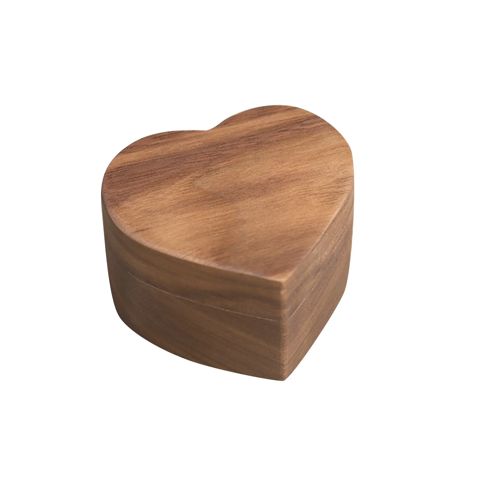 Personalized Engraved Wooden Ring Box, Anniversary Gift, Engraved Ring Box Customized Carving Of Heart-Shaped Ring Box 2