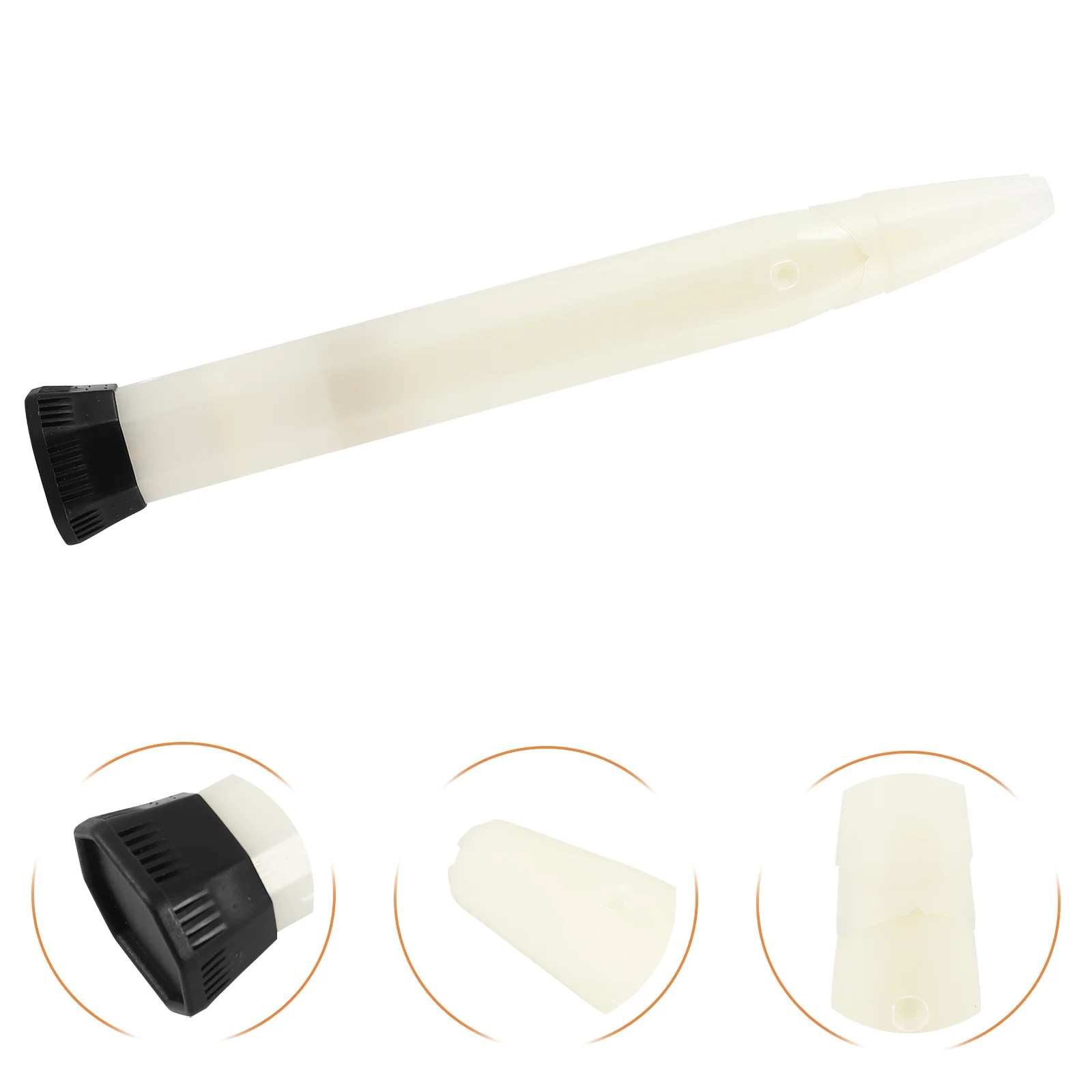 Replaceable Floating Handle Smooth Grip Badminton Bat Tennis Racket Plastic Shock Absorption Cover Replacement Racquet Sports